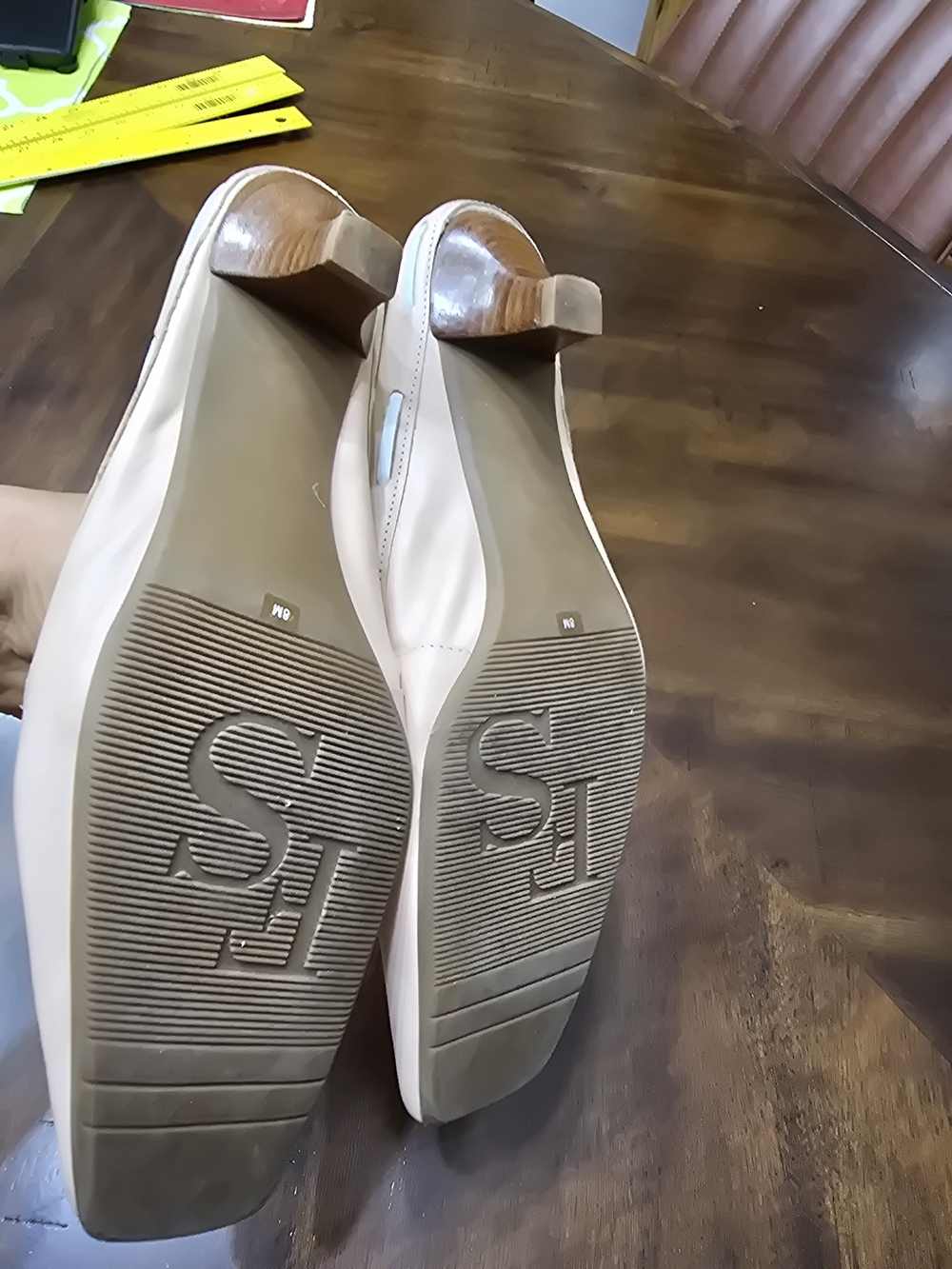 Franco Sarto Peach Slip-On Loafer with Bow Accent - Picture 7 of 9